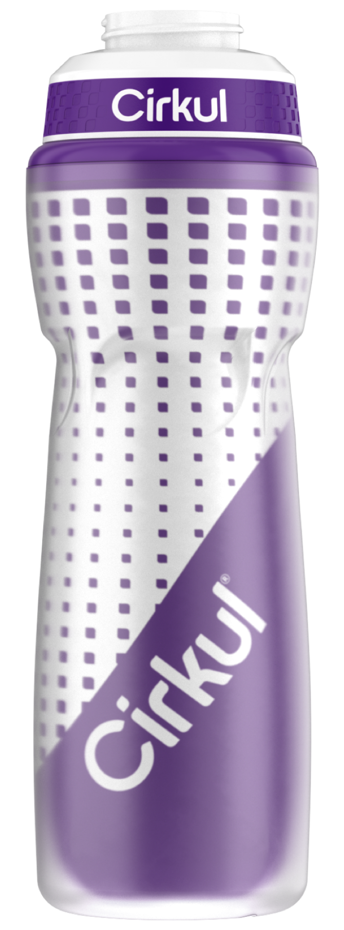 22oz. Insulated Squeeze Plastic Bottle & Sport Lid 6ZA8