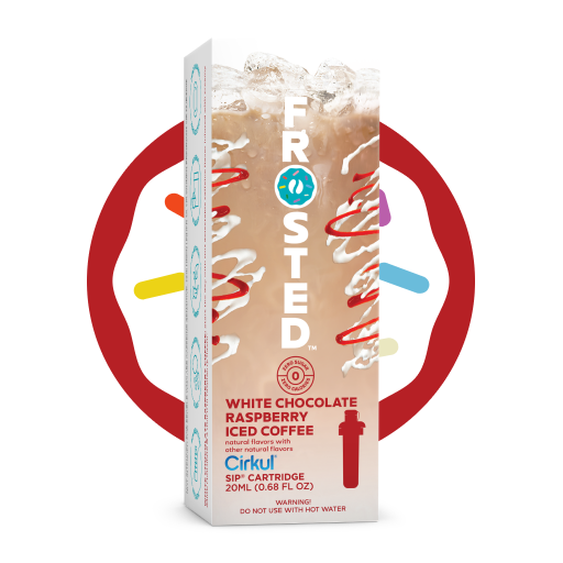 Frosted White Chocolate Raspberry Iced Coffee J2F5