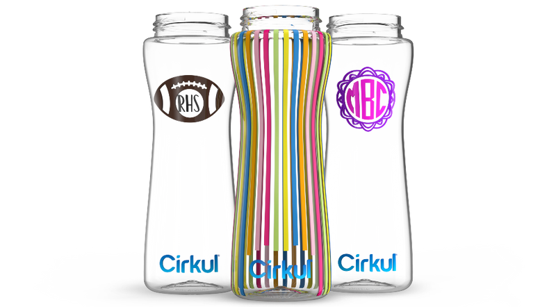 Custom 22oz. Plastic Bottle & Comfort Grip Lid 2BO1