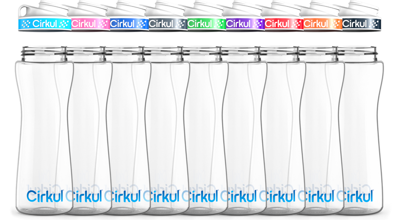 Custom 22oz. Plastic Bottle & Comfort Grip Lid 2BO1