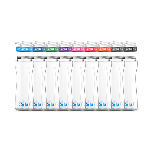 22oz. Plastic Bottle & Comfort Grip Lid VIQQ