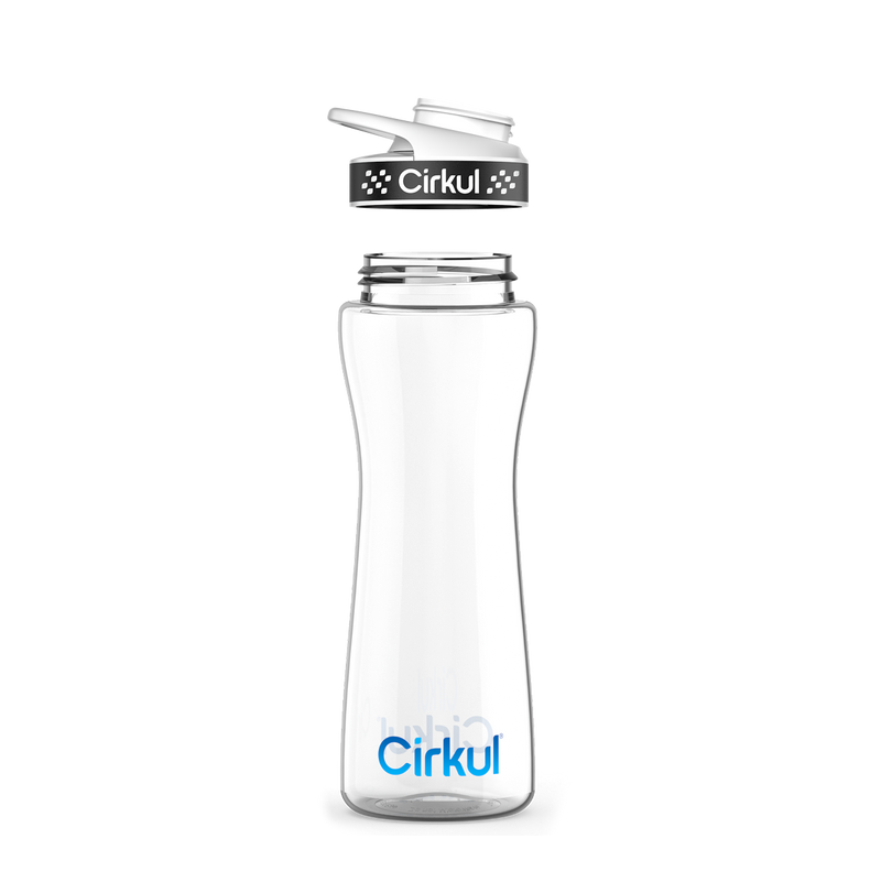 22oz. Plastic Bottle & Comfort Grip Lid VIQQ