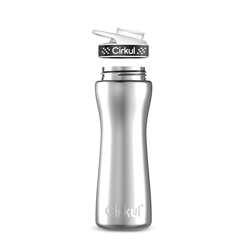 22oz. Stainless Steel Bottle & Comfort Grip Lid H5PR