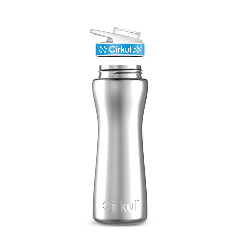 22oz. Stainless Steel Bottle & Comfort Grip Lid H5PR