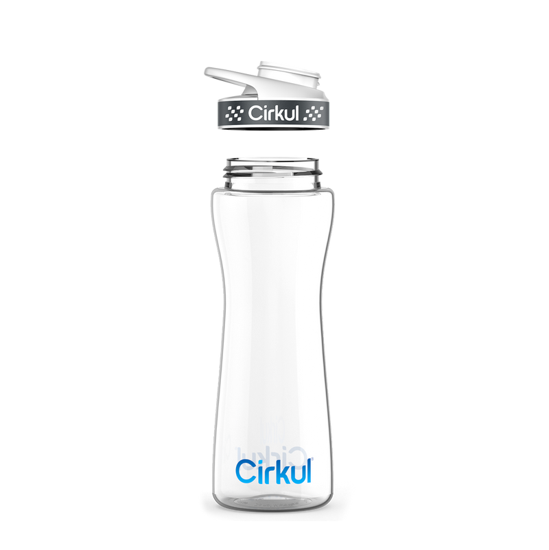 22oz. Plastic Bottle & Comfort Grip Lid VIQQ