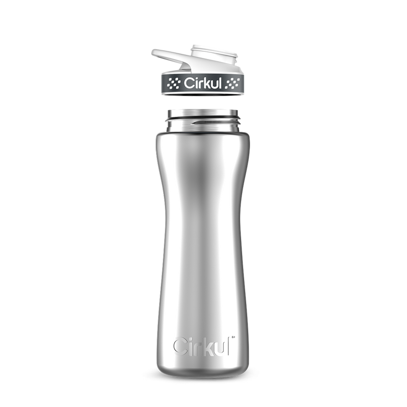 22oz. Stainless Steel Bottle & Comfort Grip Lid H5PR