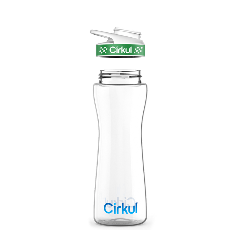 22oz. Plastic Bottle & Comfort Grip Lid VIQQ