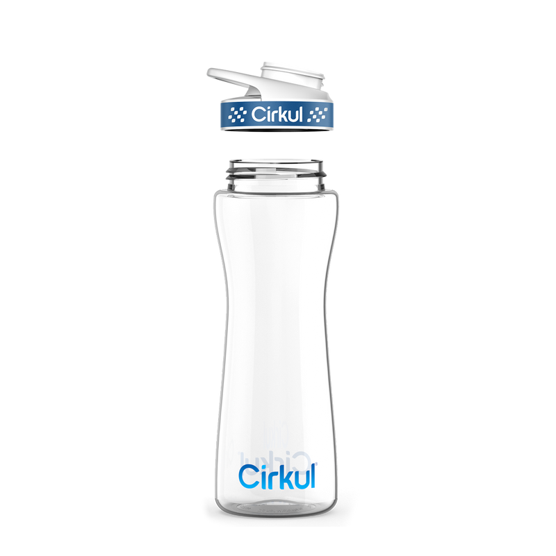 22oz. Plastic Bottle & Comfort Grip Lid VIQQ