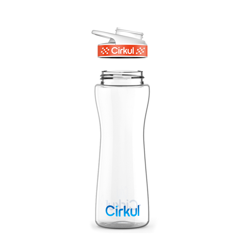 22oz. Plastic Bottle & Comfort Grip Lid VIQQ