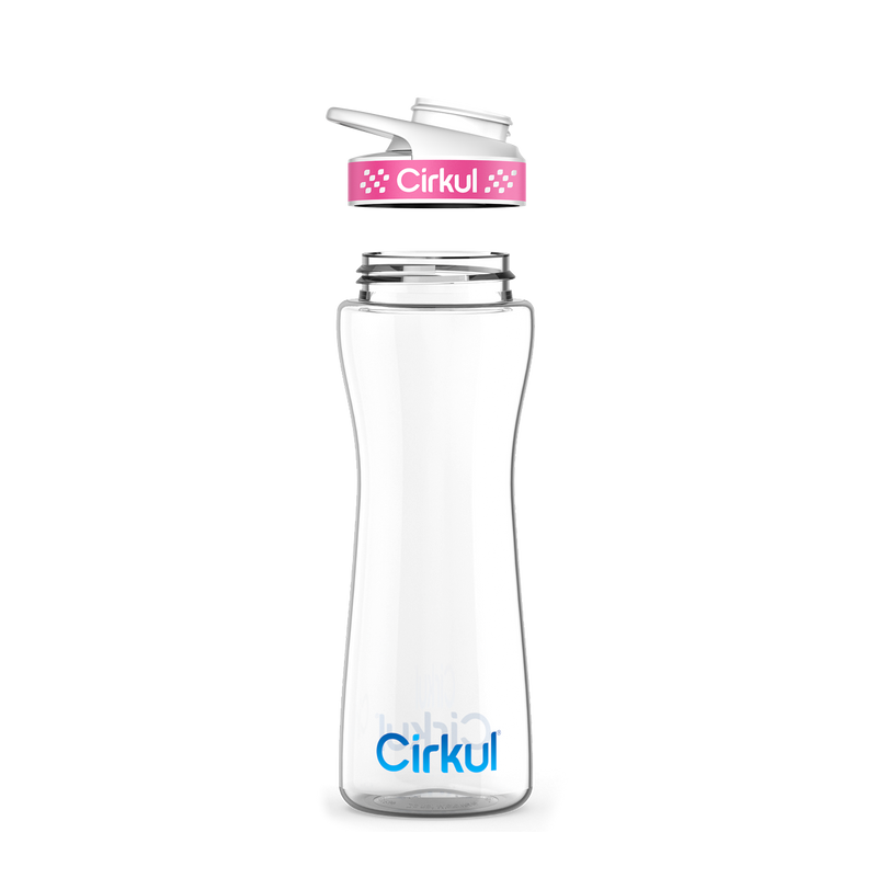 22oz. Plastic Bottle & Comfort Grip Lid VIQQ