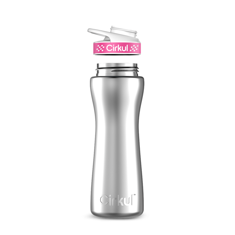 22oz. Stainless Steel Bottle & Comfort Grip Lid H5PR