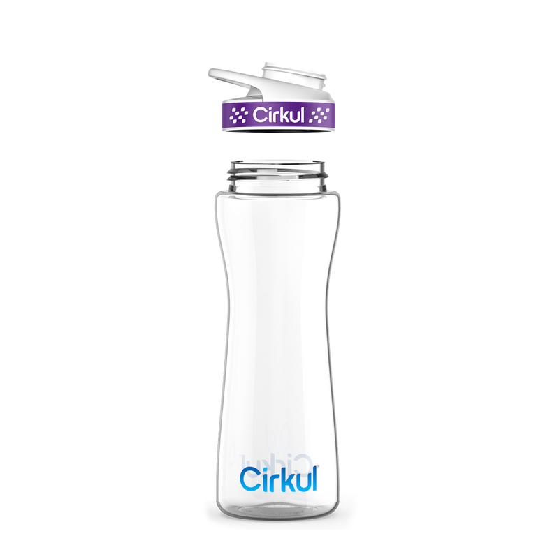 22oz. Plastic Bottle & Comfort Grip Lid VIQQ