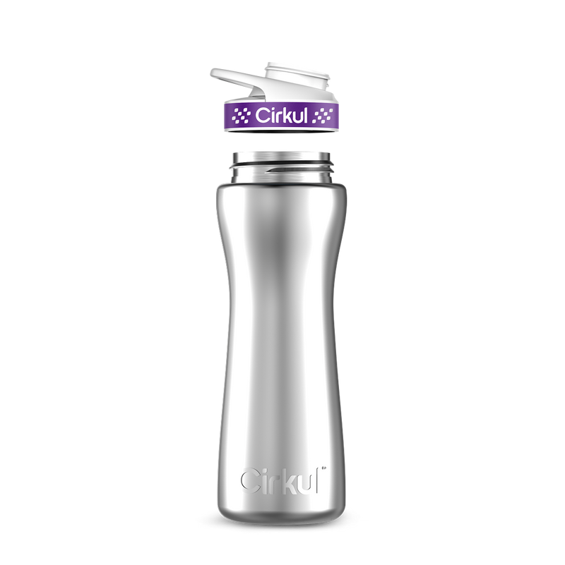 22oz. Stainless Steel Bottle & Comfort Grip Lid H5PR