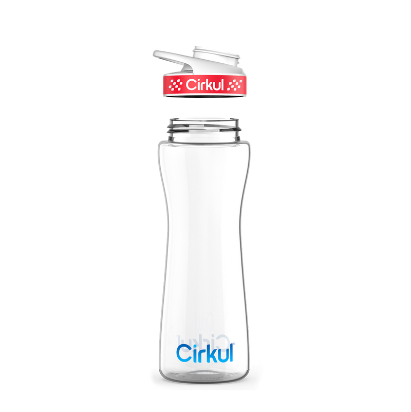 22oz. Plastic Bottle & Comfort Grip Lid VIQQ