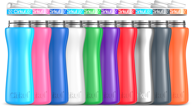 Custom 22oz. Stainless Steel Bottle & Comfort Grip Lid 0H2G