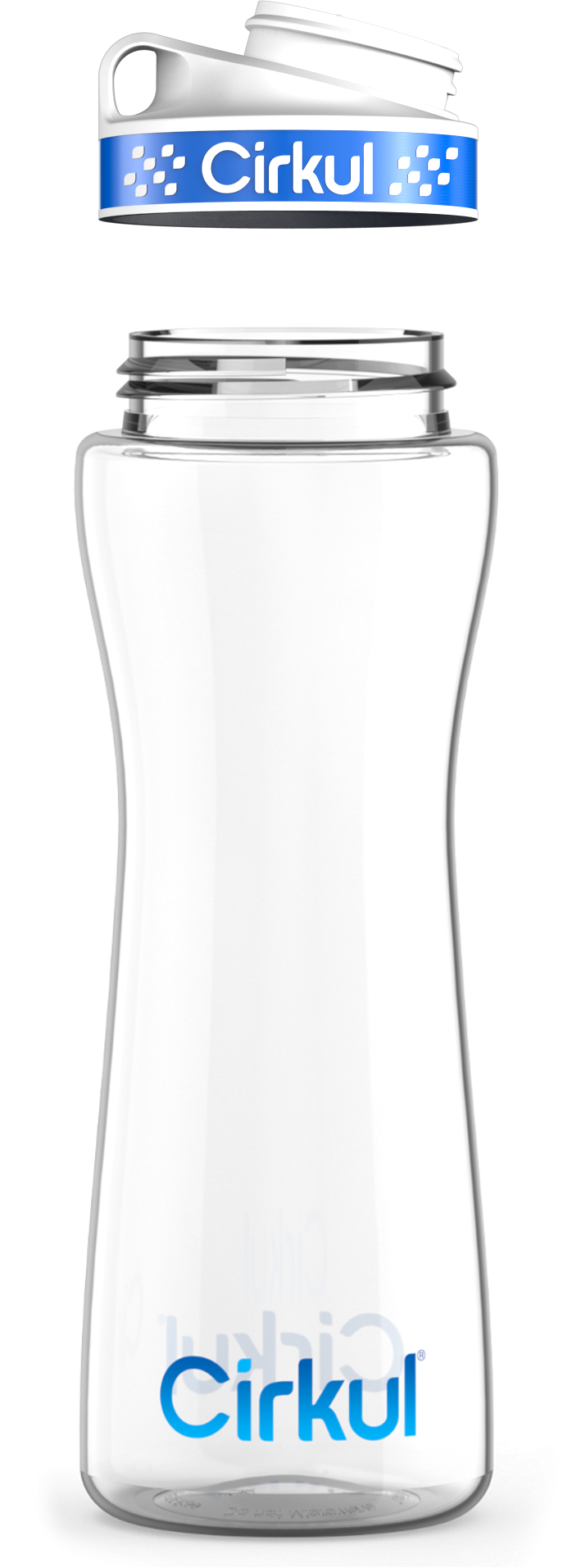 Custom 22oz. Plastic Bottle & Comfort Grip Lid 2BO1