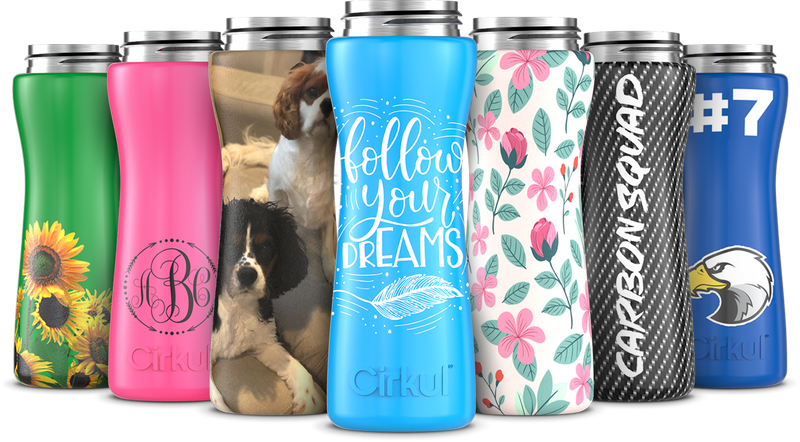 Custom 22oz. Stainless Steel Bottle & Comfort Grip Lid 0H2G